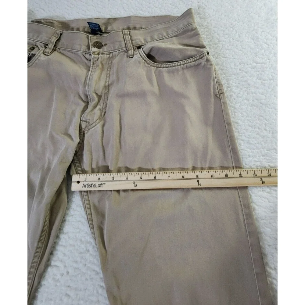 Polo Ralph‎ Lauren 650 Straight Pants Men's 34x32* Beige 5-Pocket Soft Jeans